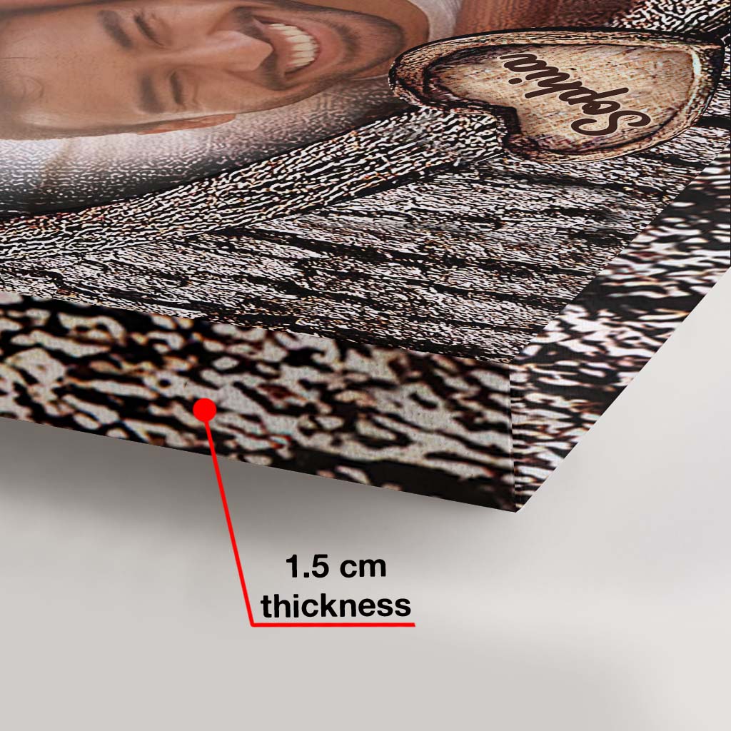 Ich gehöre dir – Personalisierte Leinwand und Poster für Paare