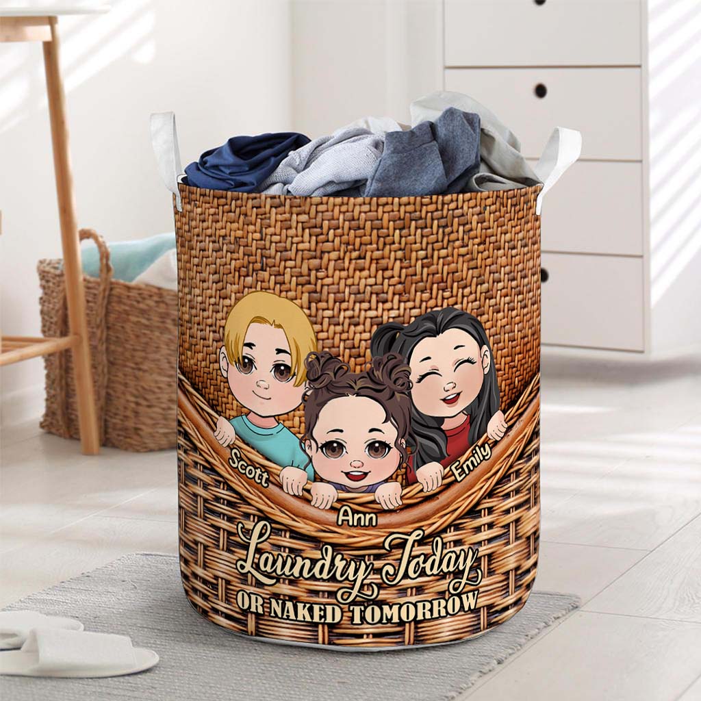 Laundry Today – Personalisierter Familien-Aufbewahrungskorb