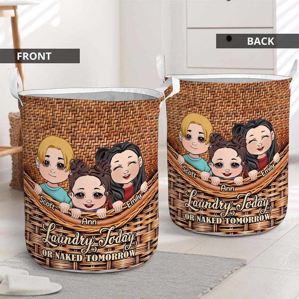 Laundry Today – Personalisierter Familien-Aufbewahrungskorb