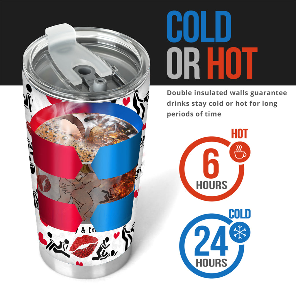 Ich liebe dich – Personalisierter Paar-Trinkbecher