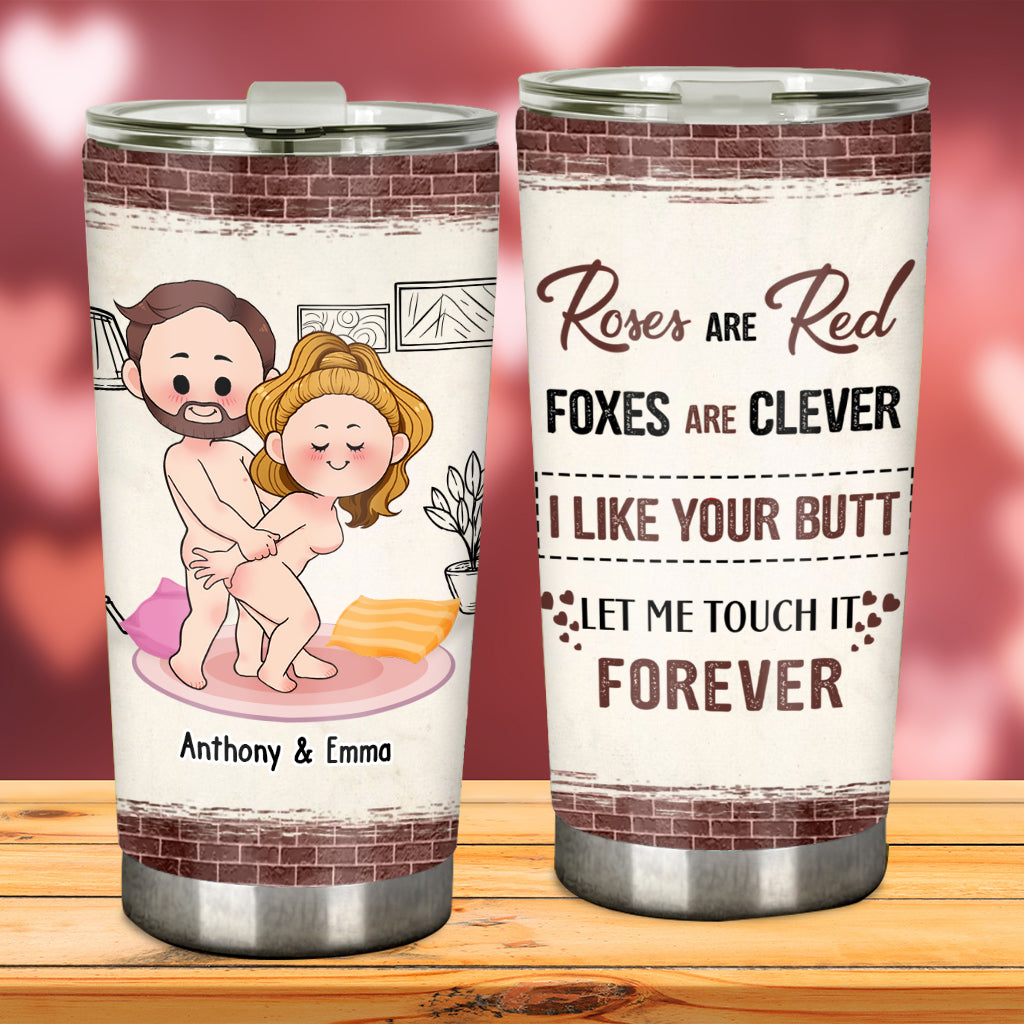Liebe deinen Po – Personalisierter Partner-Trinkbecher