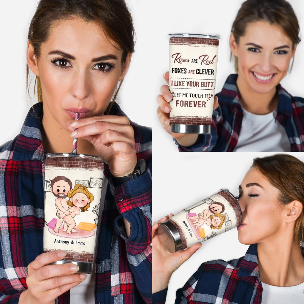 Liebe deinen Po – Personalisierter Partner-Trinkbecher