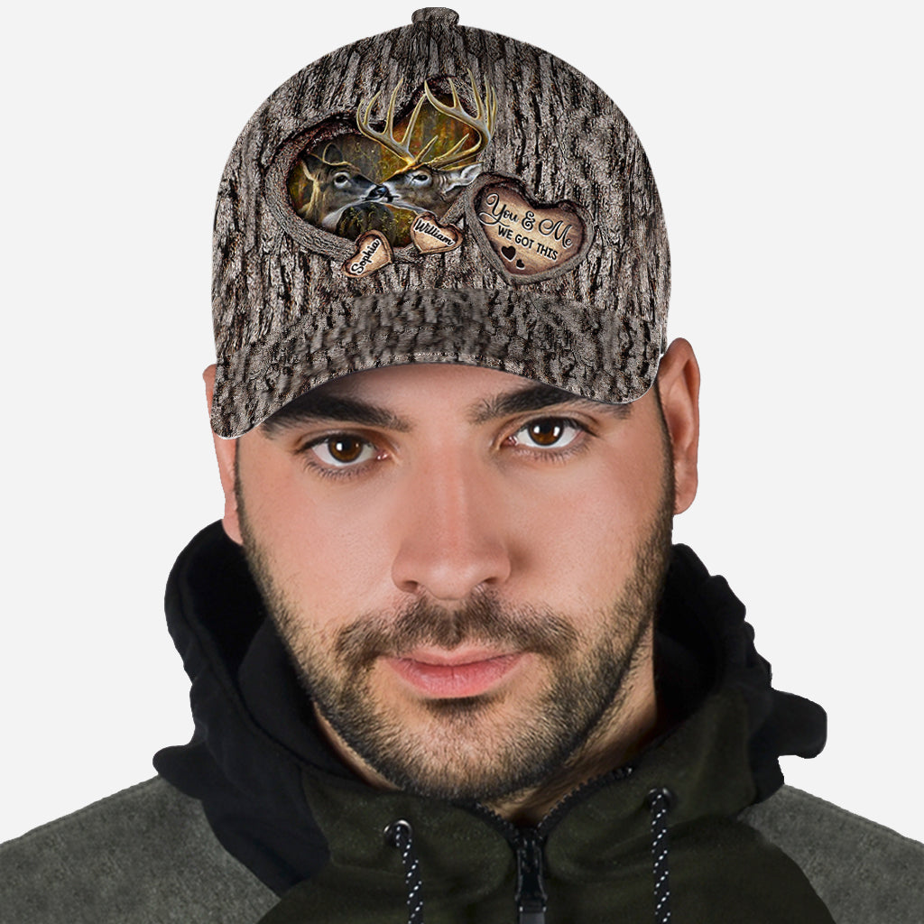 You And Me We Got This - Personalized Hunting Classic Cap