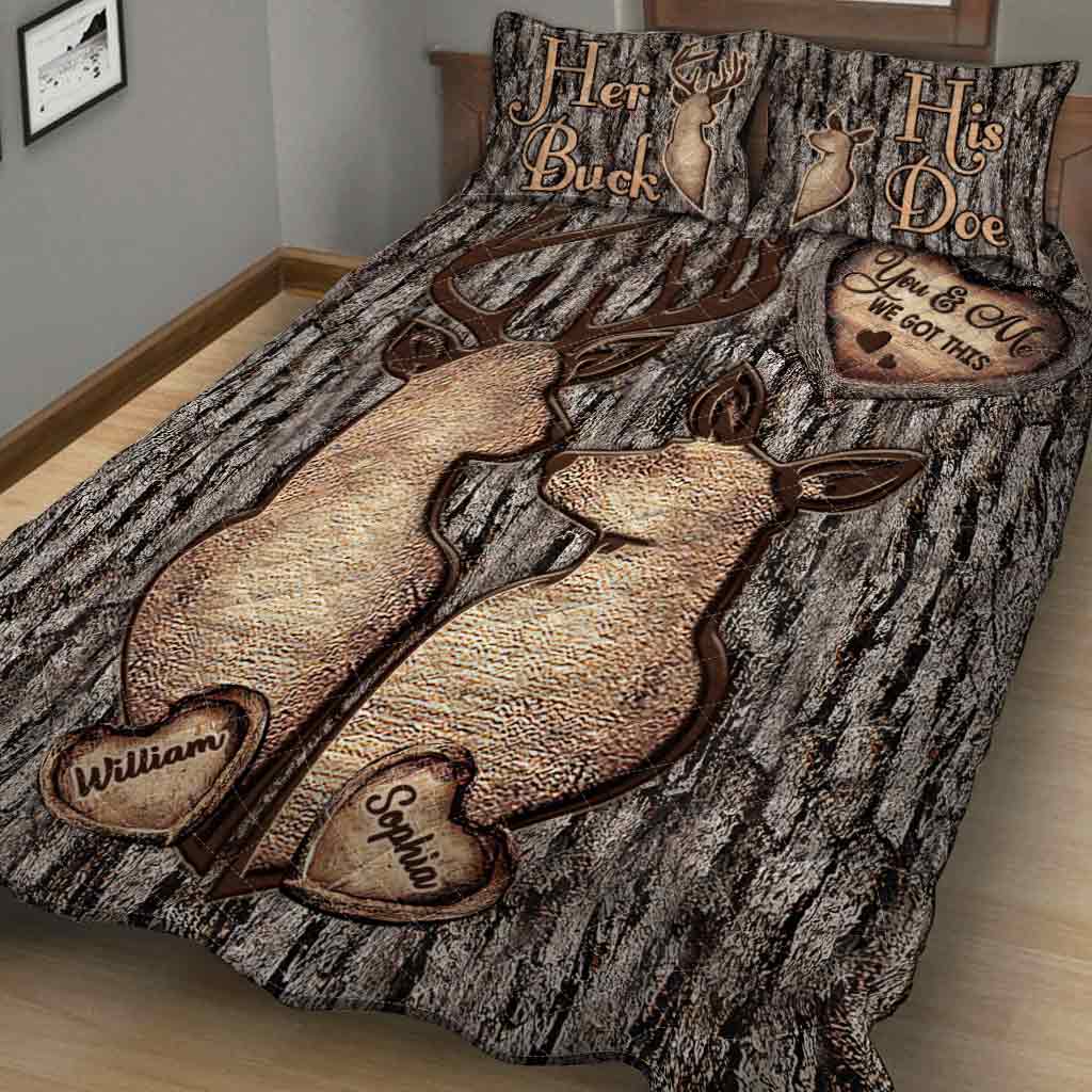 Jägerpaar – Personalisiertes Jagd-Quilt-Set