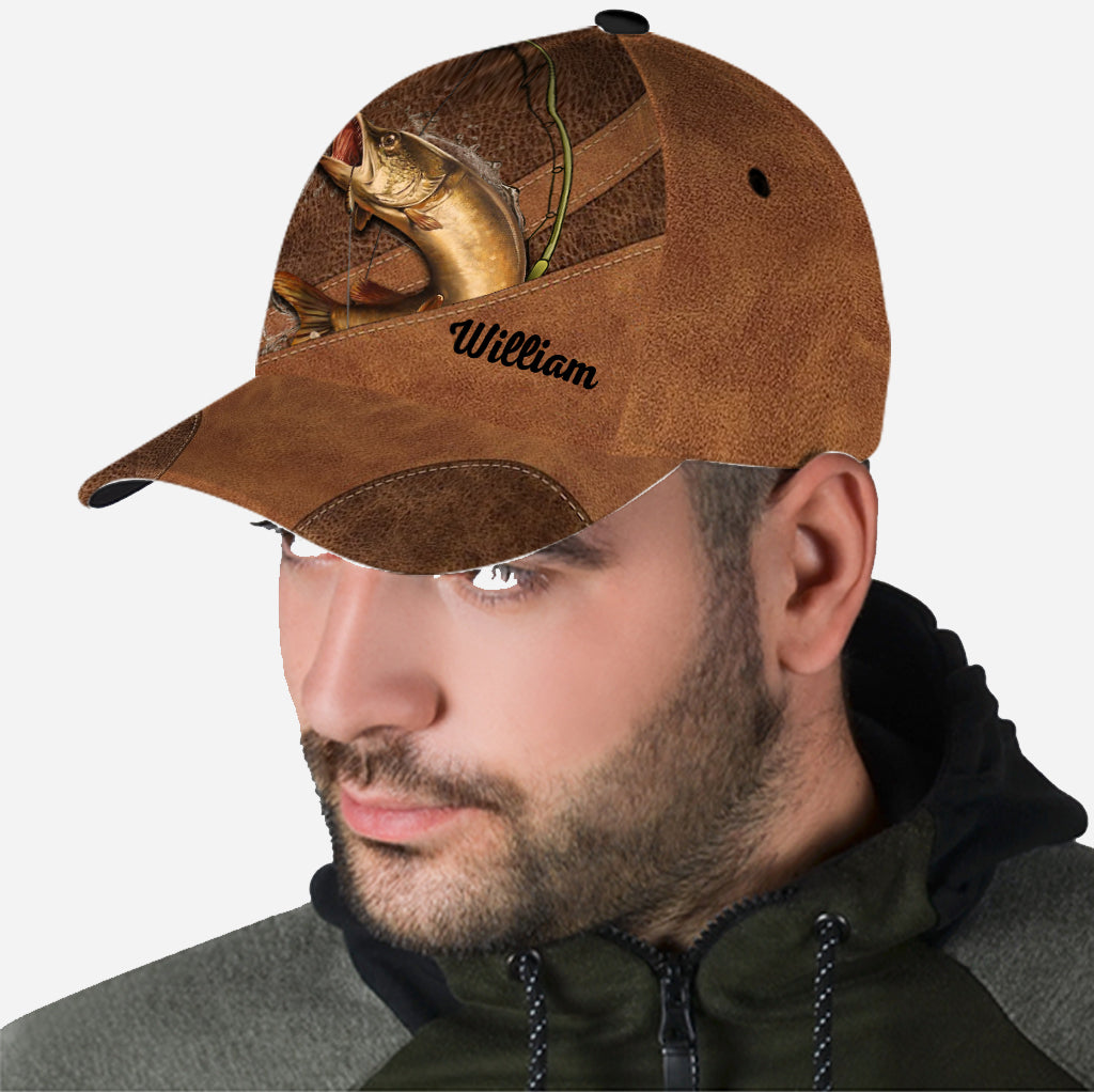 Angeln – Personalisierte Angel-Klassiker-Kappe