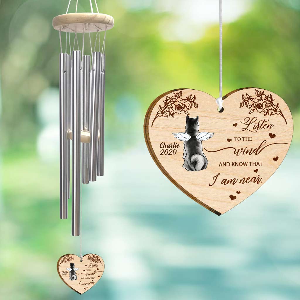 Höre dem Wind zu – personalisiertes Windspiel für Hunde