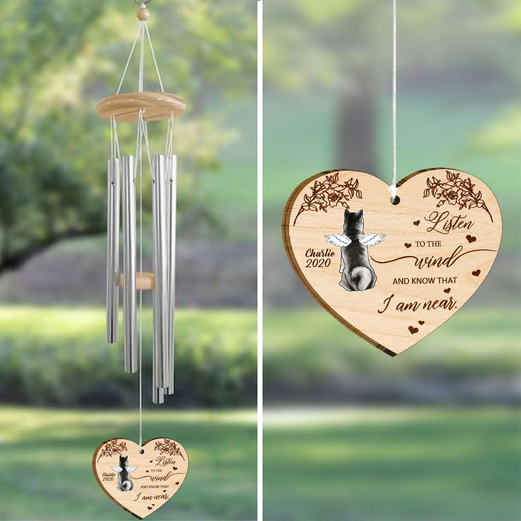 Höre dem Wind zu – personalisiertes Windspiel für Hunde