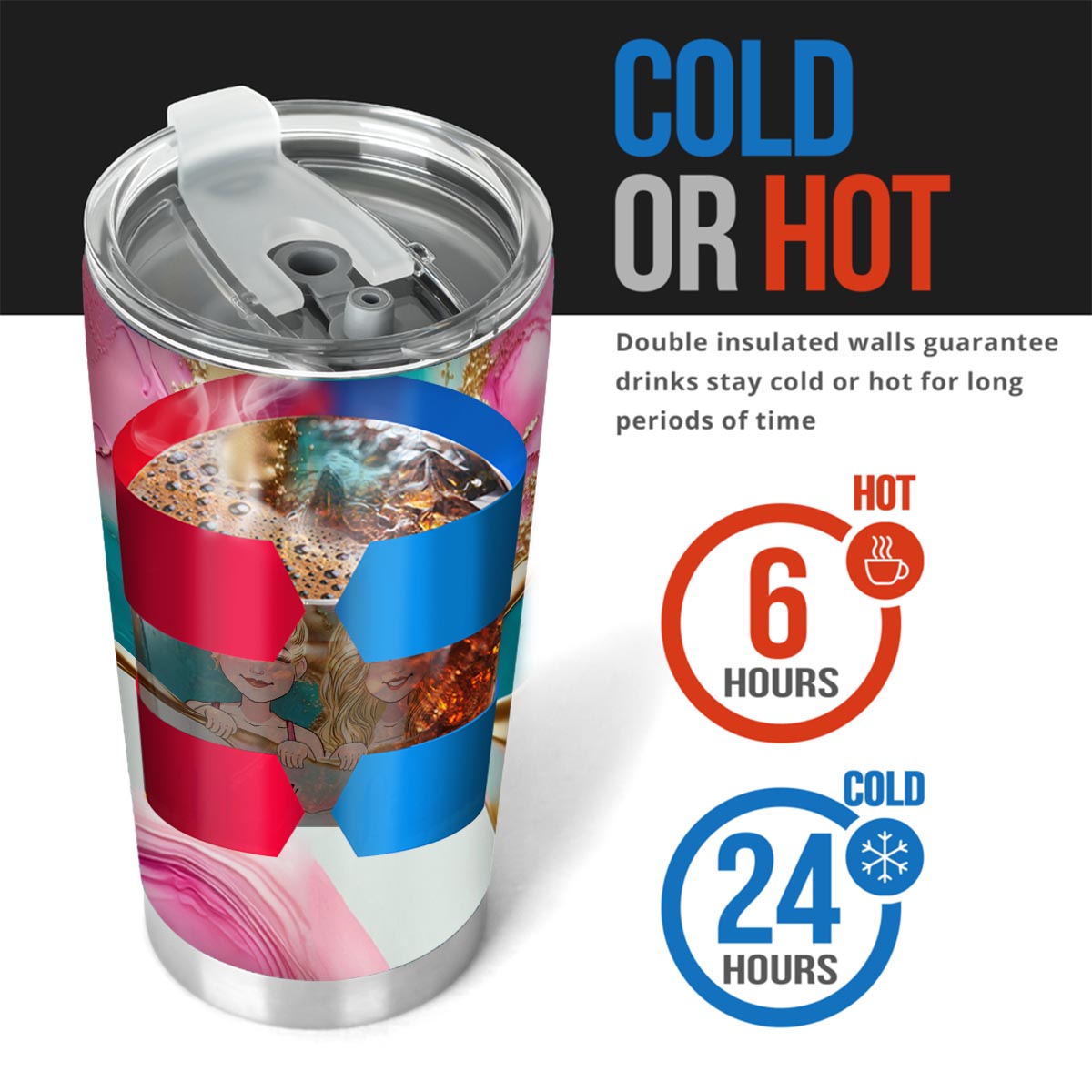 Besties Forever - Personalized Bestie Tumbler