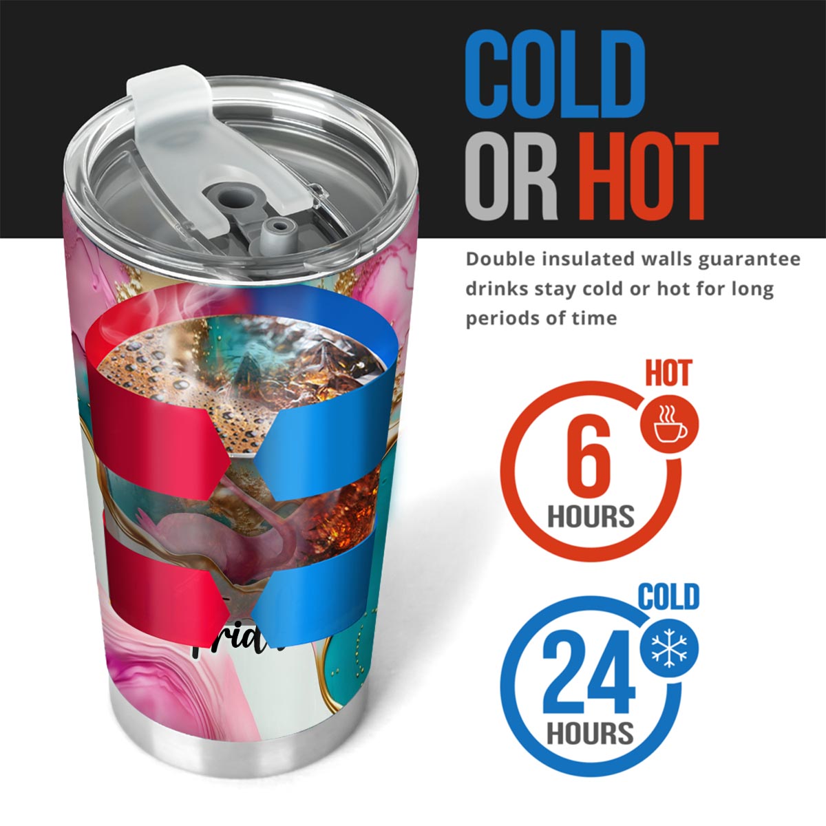 Please Take A Number - Personalized Flamingo Tumbler