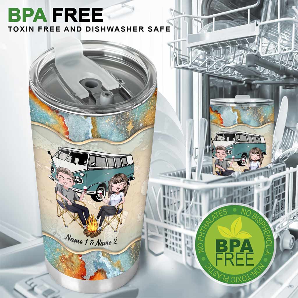 Ich war noch nicht überall, aber es steht auf meiner Liste – personalisierter Campingbecher