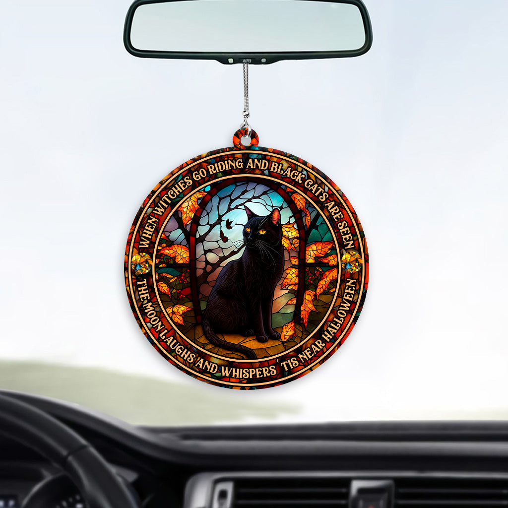 When Witches Go Riding And Black Cats Are Seen Witch - Witch Car Ornament