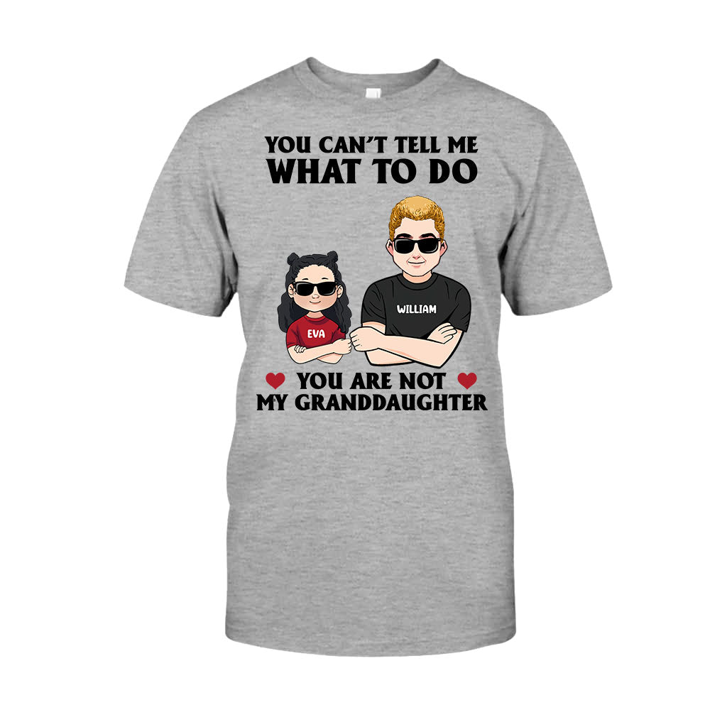 Du kannst mir nichts vorschreiben – Geschenk für Papa, Opa, Onkel, Bruder – Personalisiertes T-Shirt und Hoodie