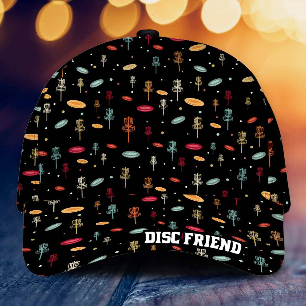 Disc Daddy – Disc-Golf-Geschenk für Papa, Opa, Mama, Oma – Personalisierte klassische Kappe