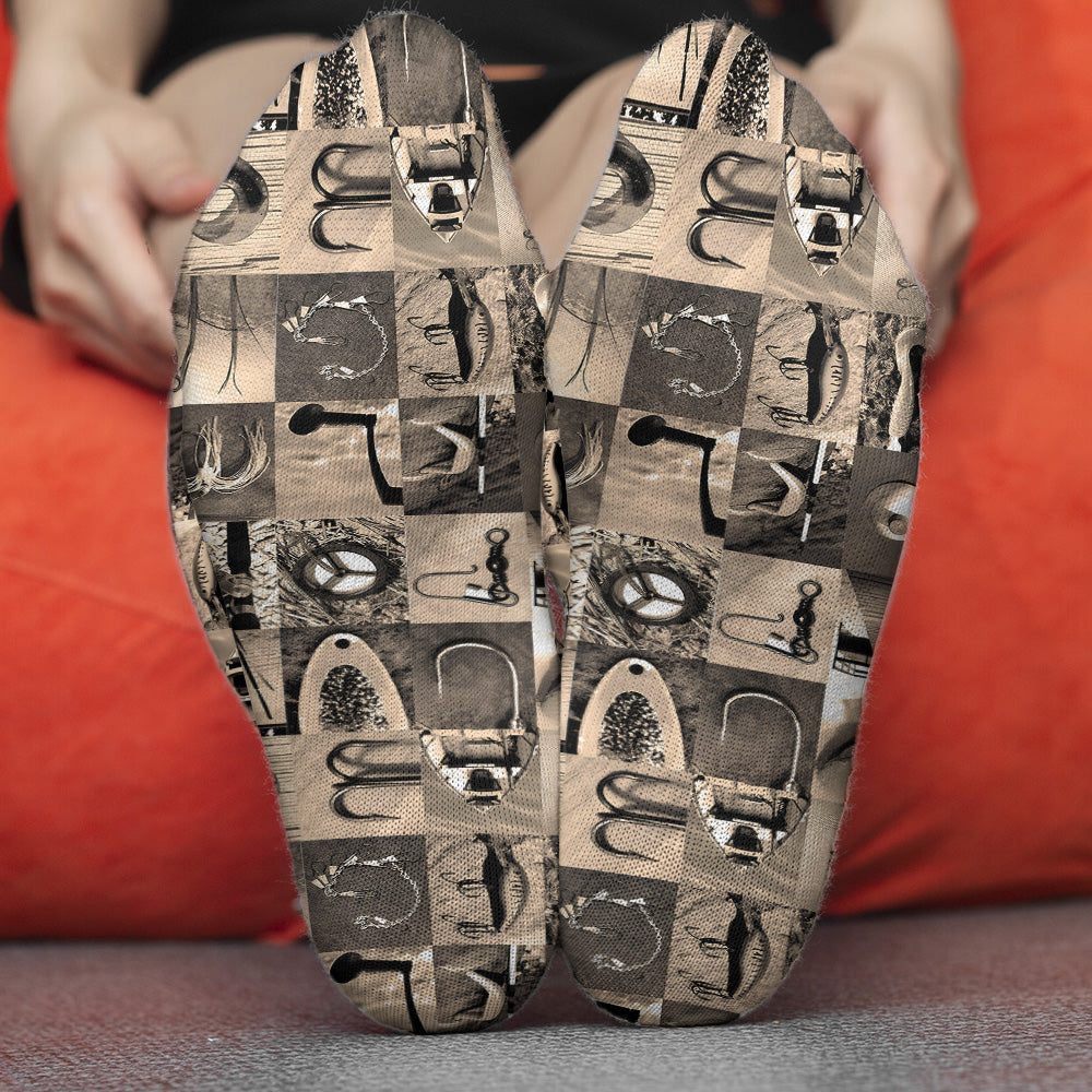 Vintage-Angelalphabet – personalisierte Angelsocken