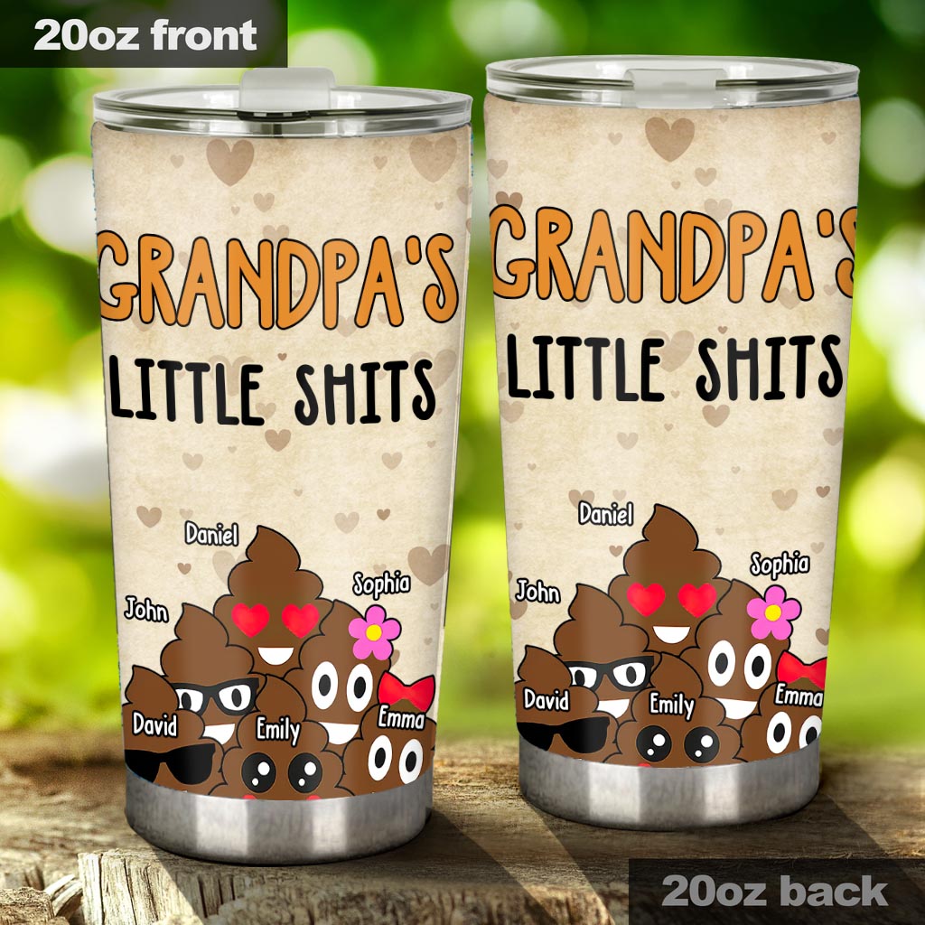 Papas kleine Lieblinge – Geschenk für Papa, Oma, Opa, Mama, Onkel, Tante – Personalisierter Trinkbecher
