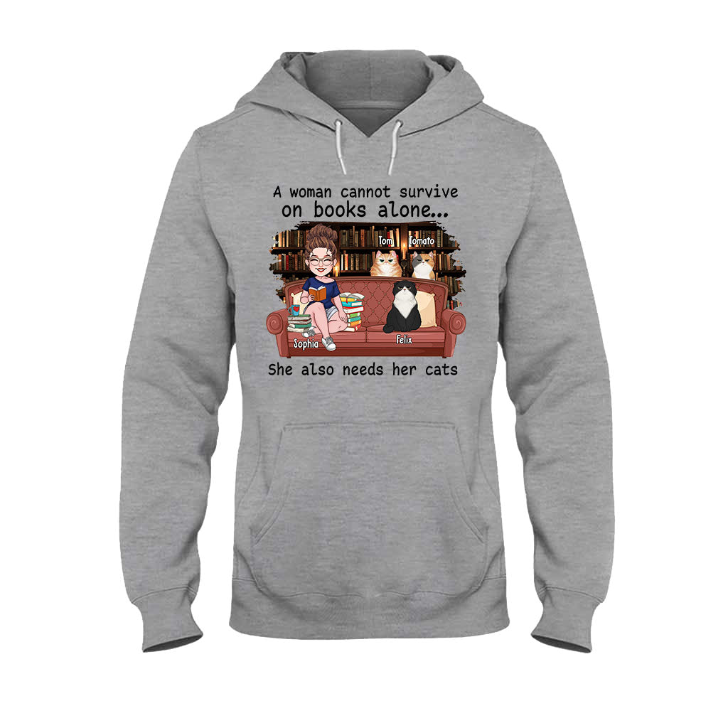 Einfach ein Mädchen, das Bücher liebt – personalisiertes Buch-T-Shirt & Hoodie