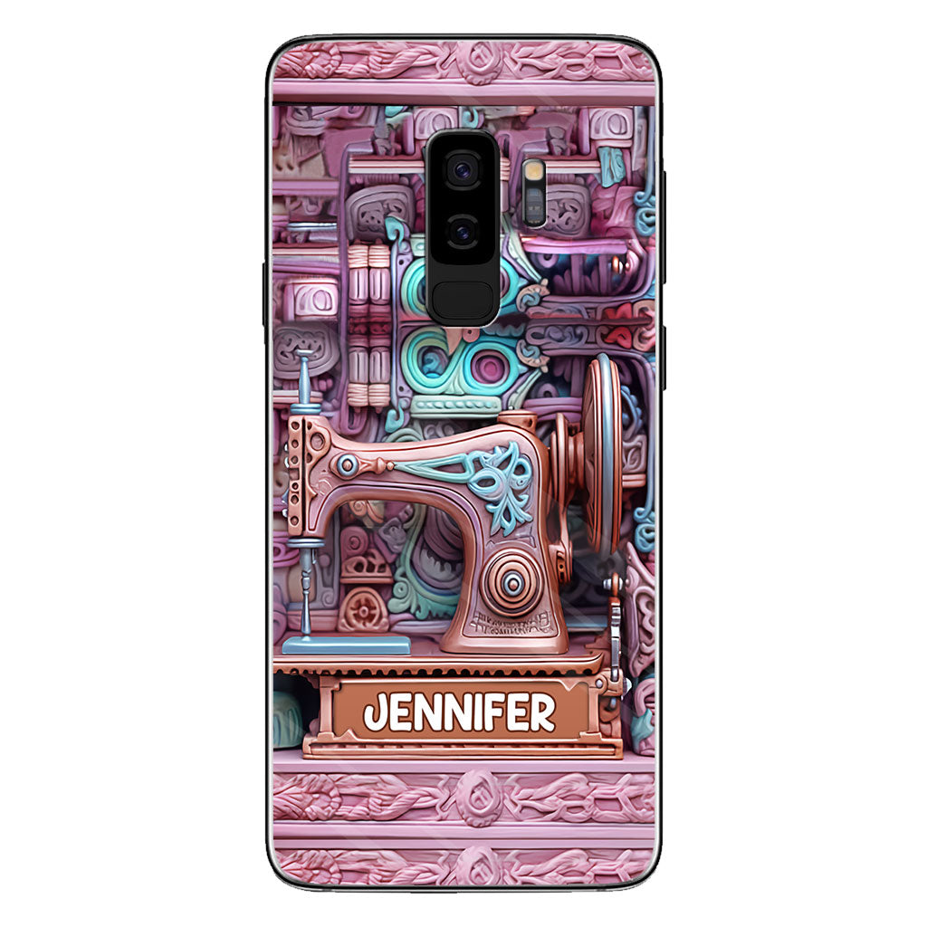 Nähbegeisterung – Personalisierte Handyhülle zum Thema Nähen