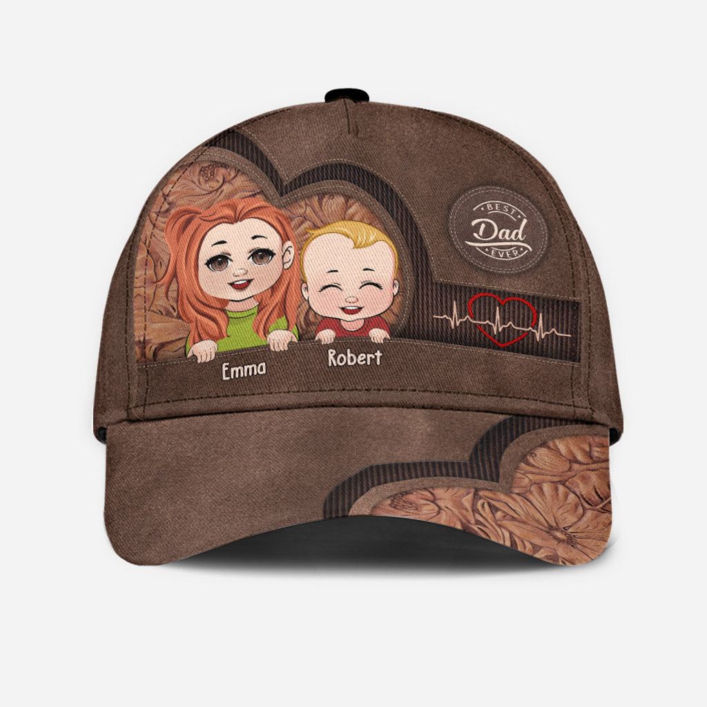 Bester Papa, Mama, Oma, Opa aller Zeiten – Geschenk für Papa, Mama, Oma, Opa, Onkel, Tante – Personalisierte klassische Kappe