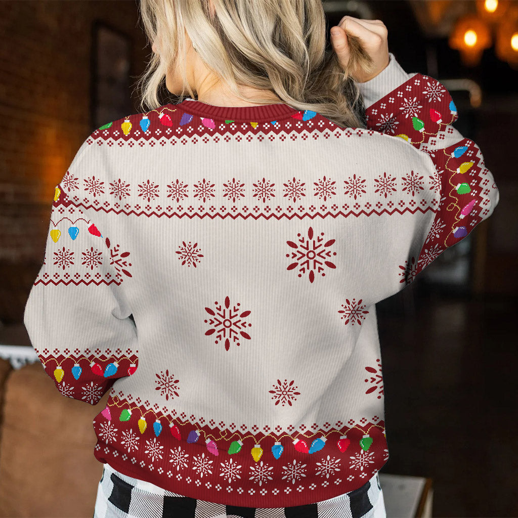 Kekse essen für zwei – personalisierter Schwangerschaftspullover