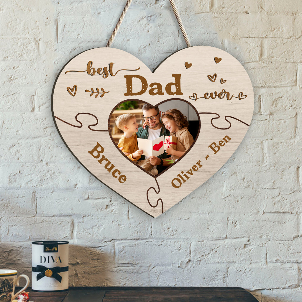 Die beste Oma aller Zeiten – Geschenk für Oma, Opa, Mama, Papa, Tante, Onkel, Schwester, Bruder – Personalisiertes Holzschild
