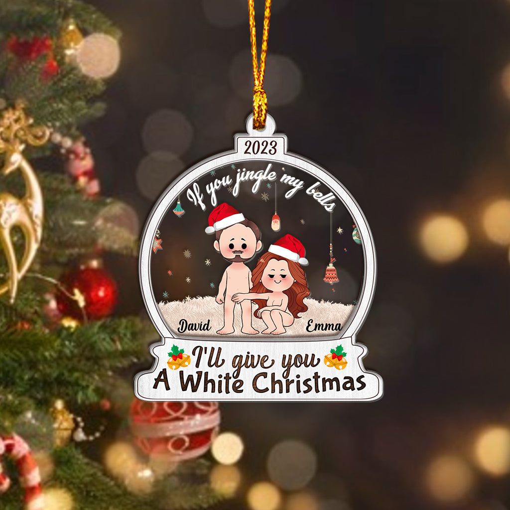 Wenn du meine Glocken läutest – Personalisierter Paar-Lagenmix-Weihnachtsbaumschmuck