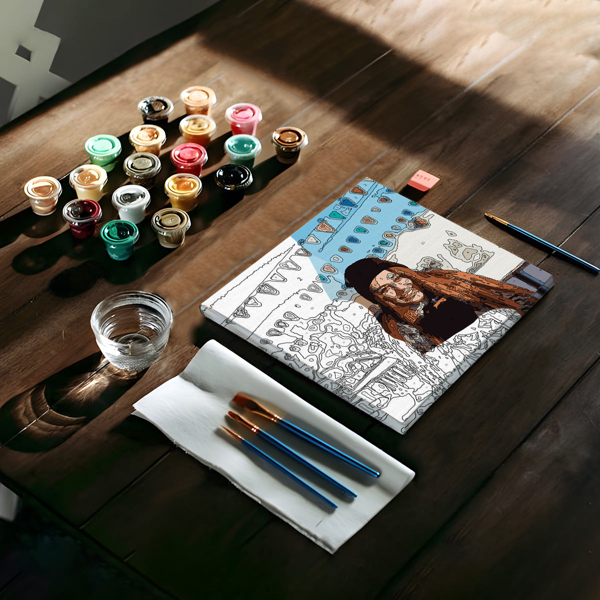 Benutzerdefiniertes Foto – Personalisiertes Malen-nach-Zahlen-Set für Stiefmütter