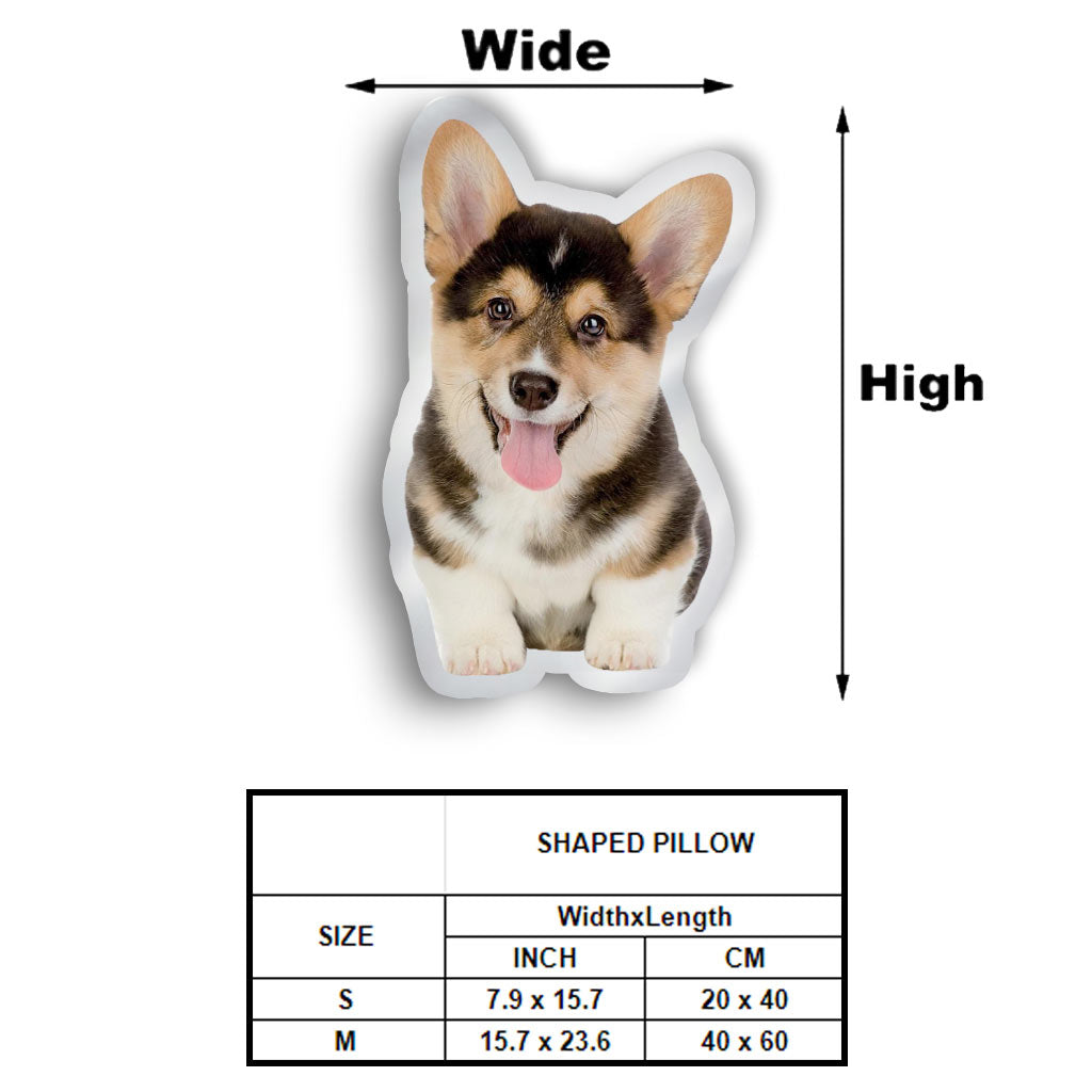 Personalisiertes Erinnerungsgeschenk für Haustiere – Geschenk für Hundeliebhaber, Trauernde und Katzenbesitzer – Personalisiertes Kissen in Tierform