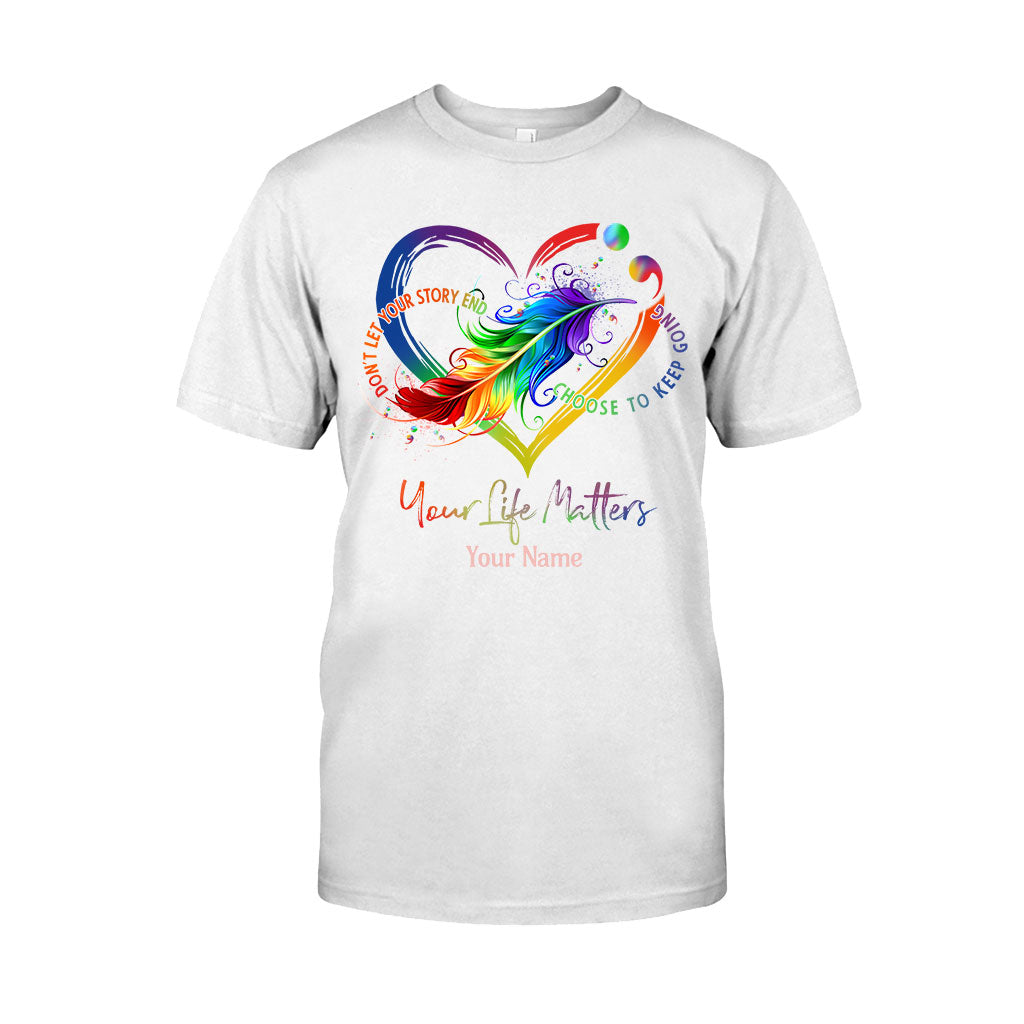 Dein Leben zählt – Personalisiertes T-Shirt und Hoodie zur Suizidprävention