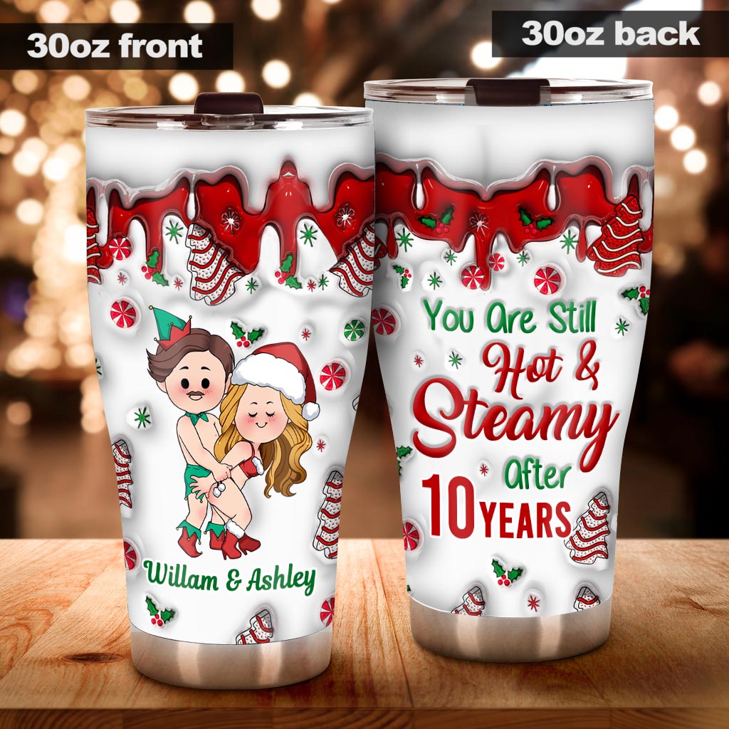 Du bist immer noch heiß – personalisierter Paar-Trinkbecher
