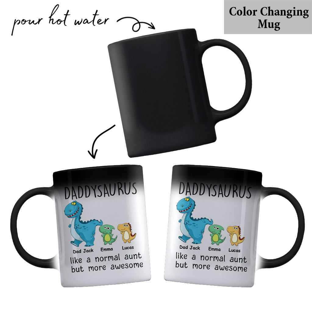 Wie eine normale, nur viel cooler – Geschenk für Mama, Oma, Opa, Papa, Tante, Onkel – Personalisierte Tasse