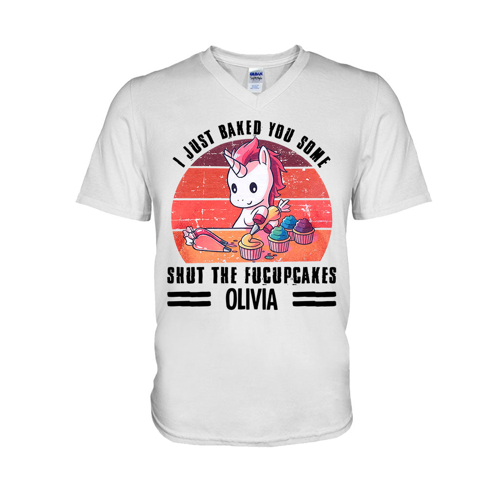 Ich backe dir einfach ein paar Kuchen – Personalisiertes Back-T-Shirt und Hoodie