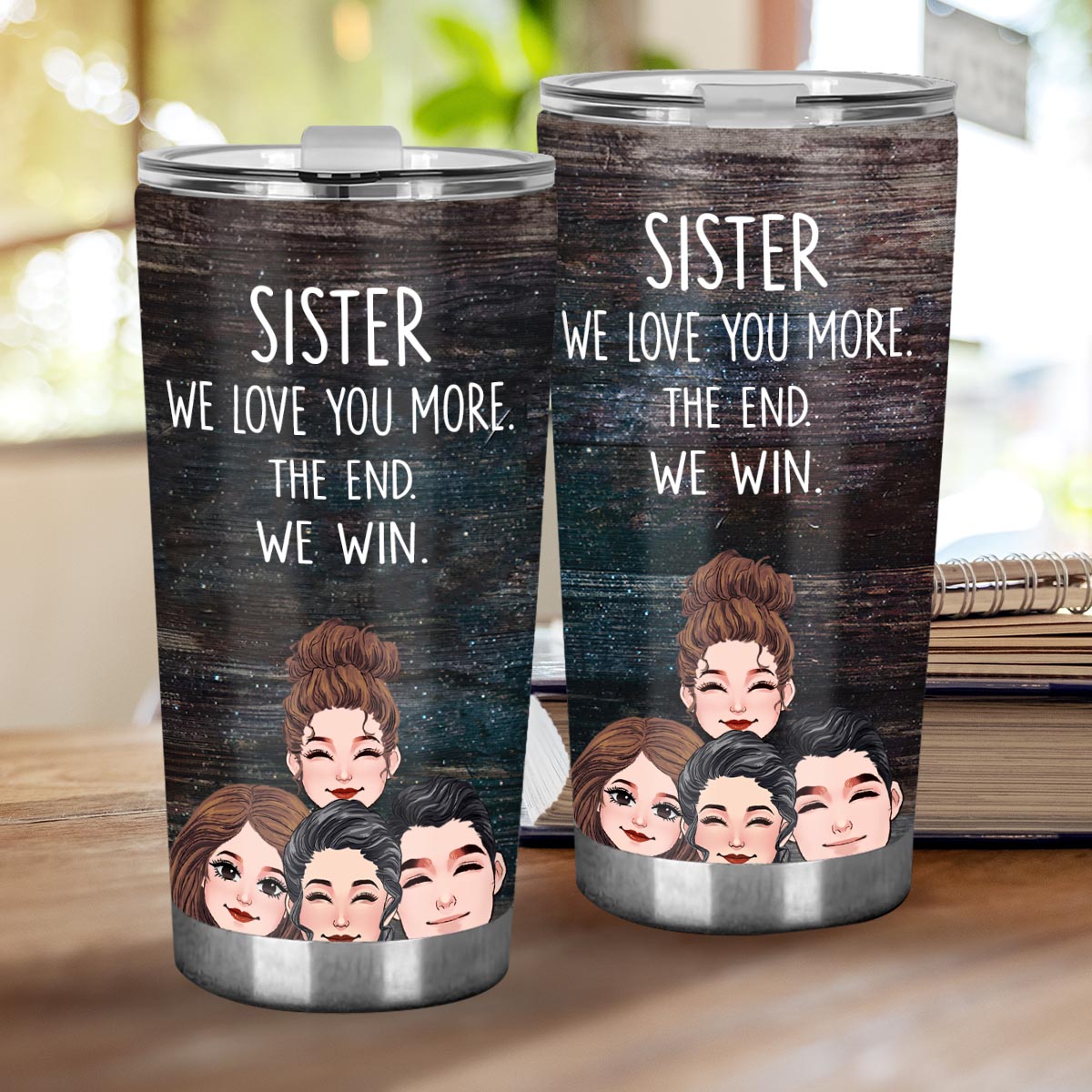 Papa, ich liebe dich mehr – Geschenk für Papa, Oma, Opa, Mama, Onkel, Tante – Personalisierter Trinkbecher