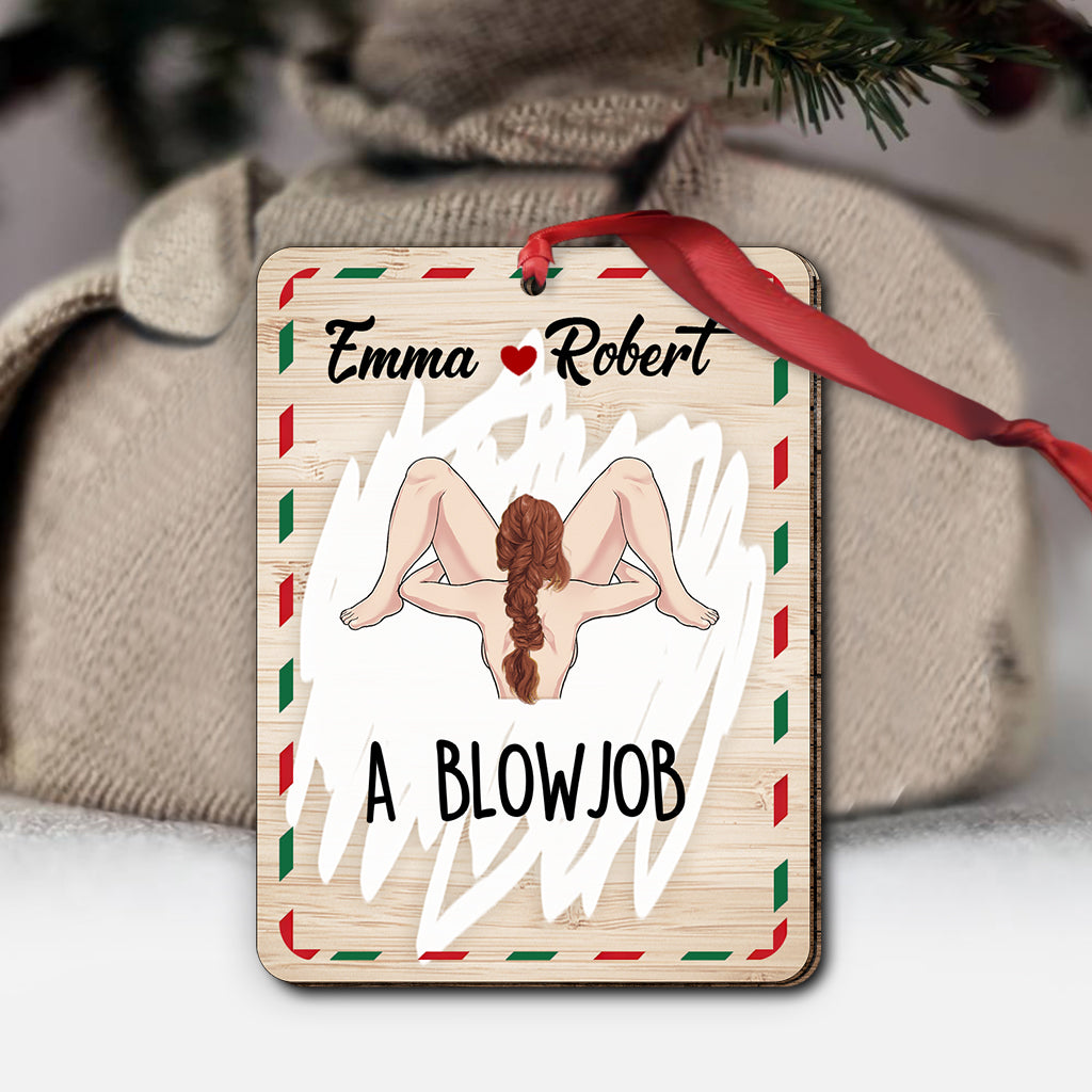 Zum Freirubbeln – Personalisierter Pärchen-Weihnachtsbaumschmuck