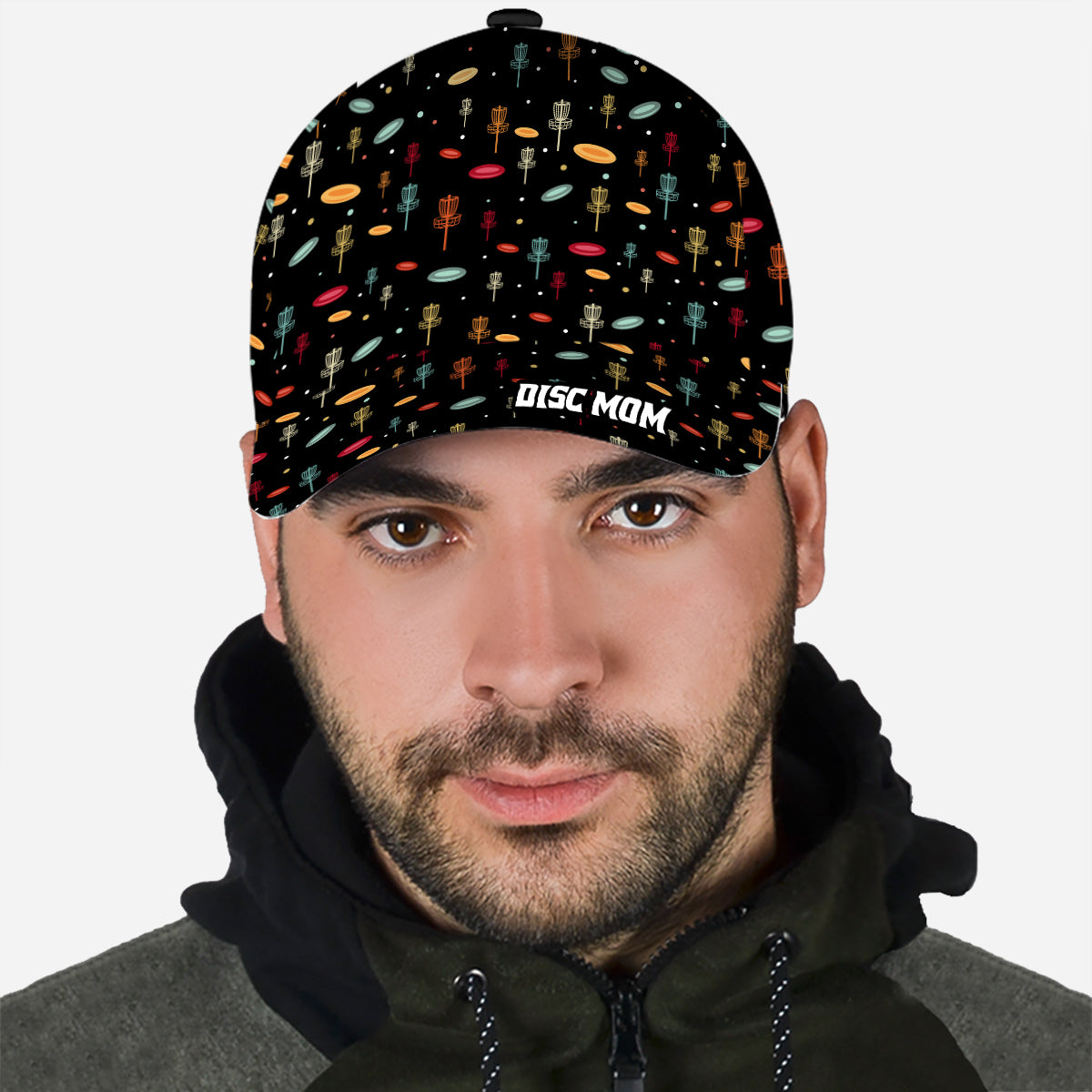 Disc Daddy – Disc-Golf-Geschenk für Papa, Opa, Mama, Oma – Personalisierte klassische Kappe