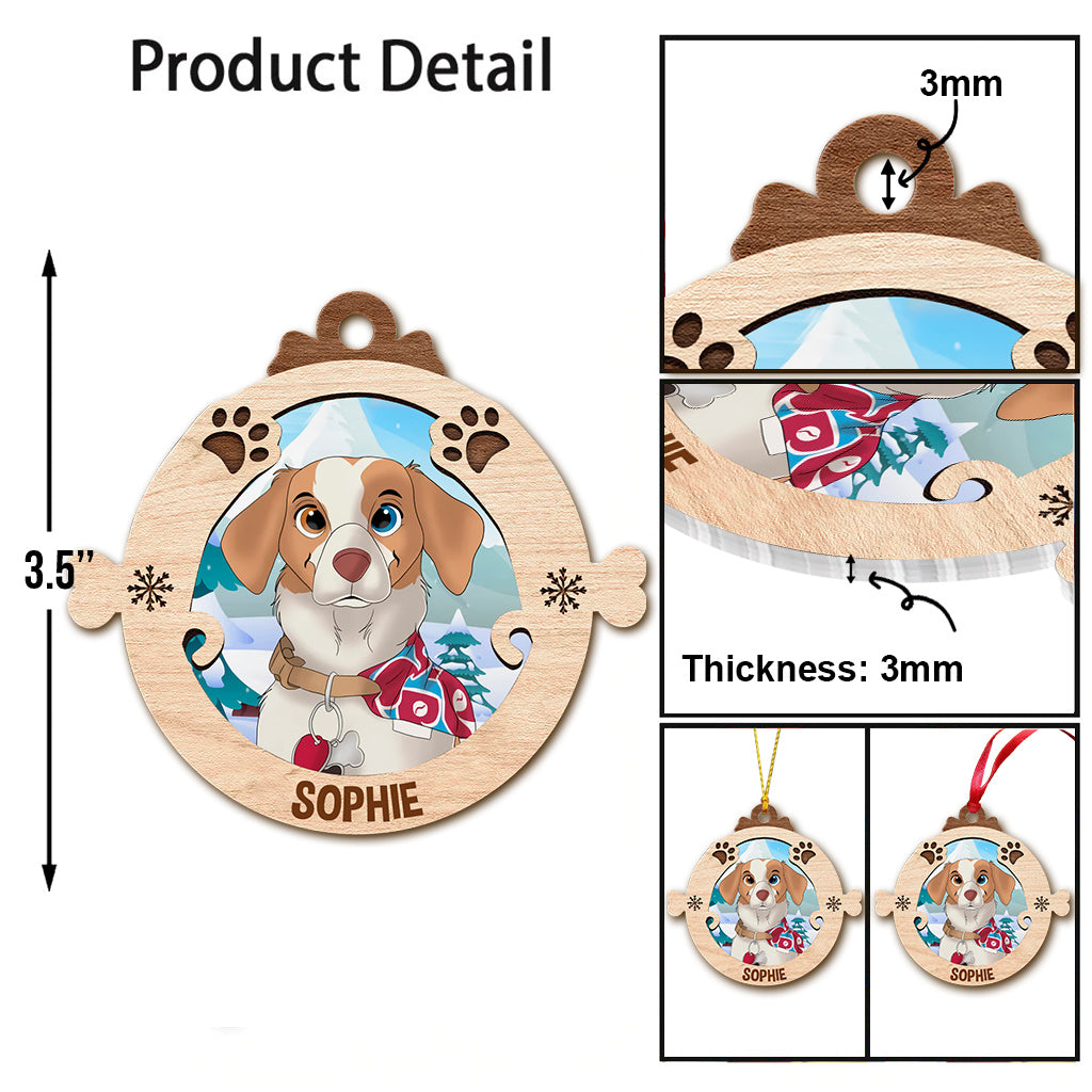 Ich liebe meinen Hund/meine Katze – Geschenk für Hundeliebhaber – Personalisierter Schmuck