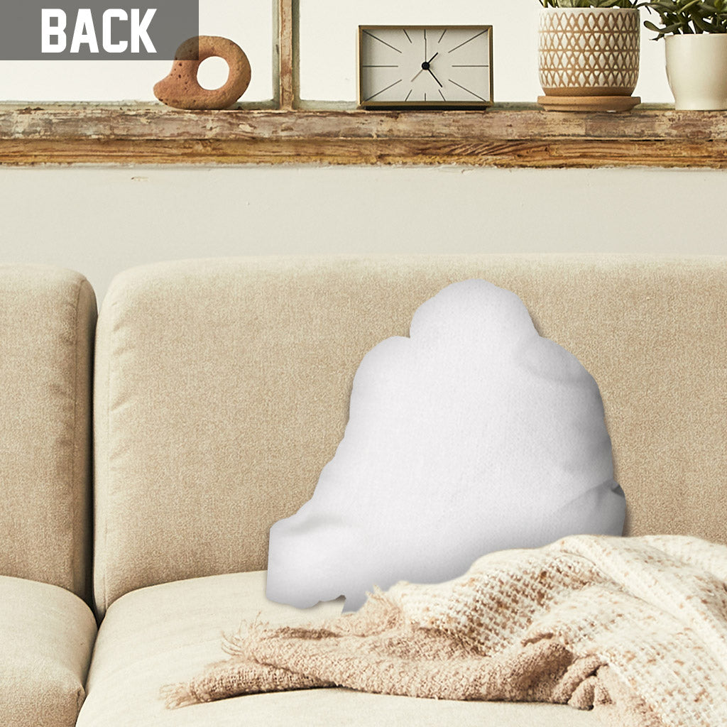 Personalisiertes Kissen in Opa-Form mit Fotomotiv