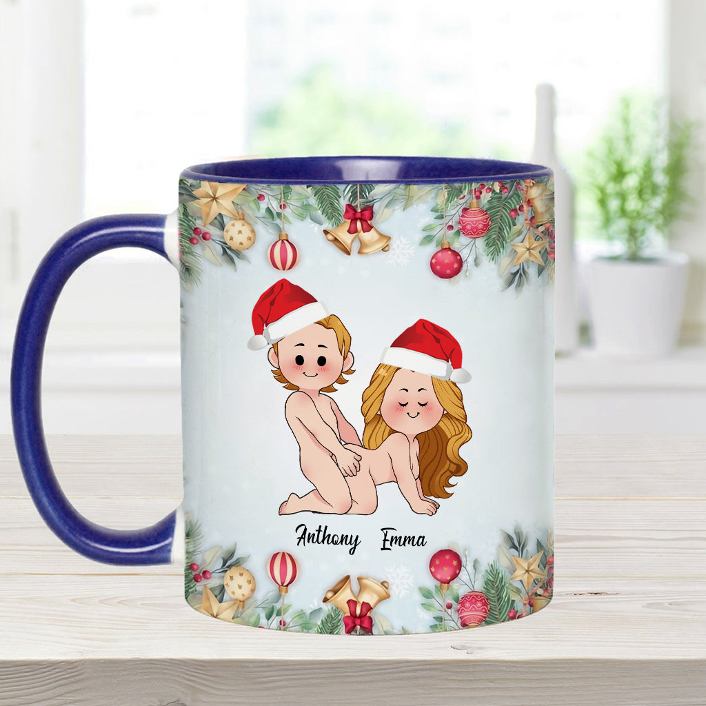 Weihnachten naht – Personalisierte Tasse für Paare