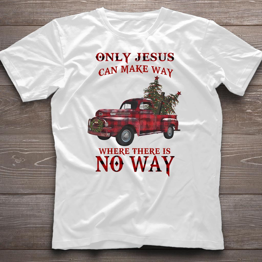 Nur Jesus kann den Weg ebnen – Christliches T-Shirt & Hoodie