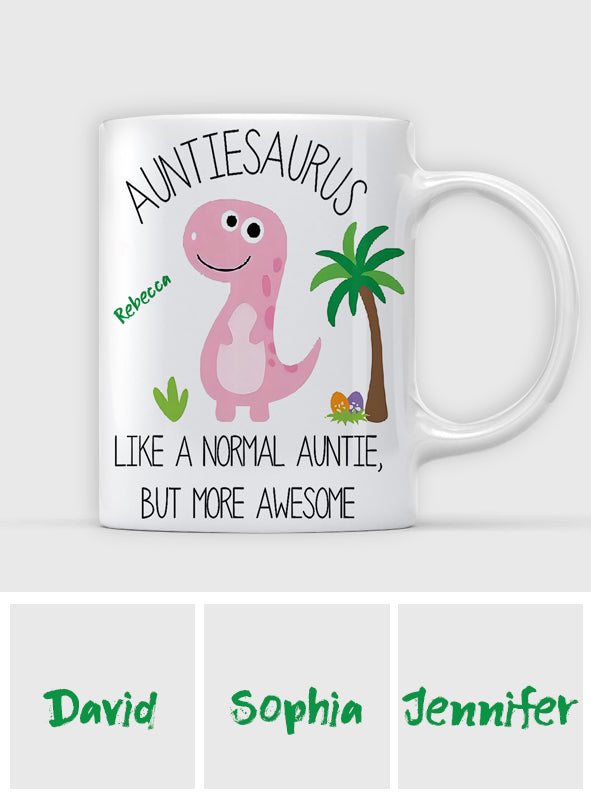 Auntie Dinosaur - Personalized Aunt Mug