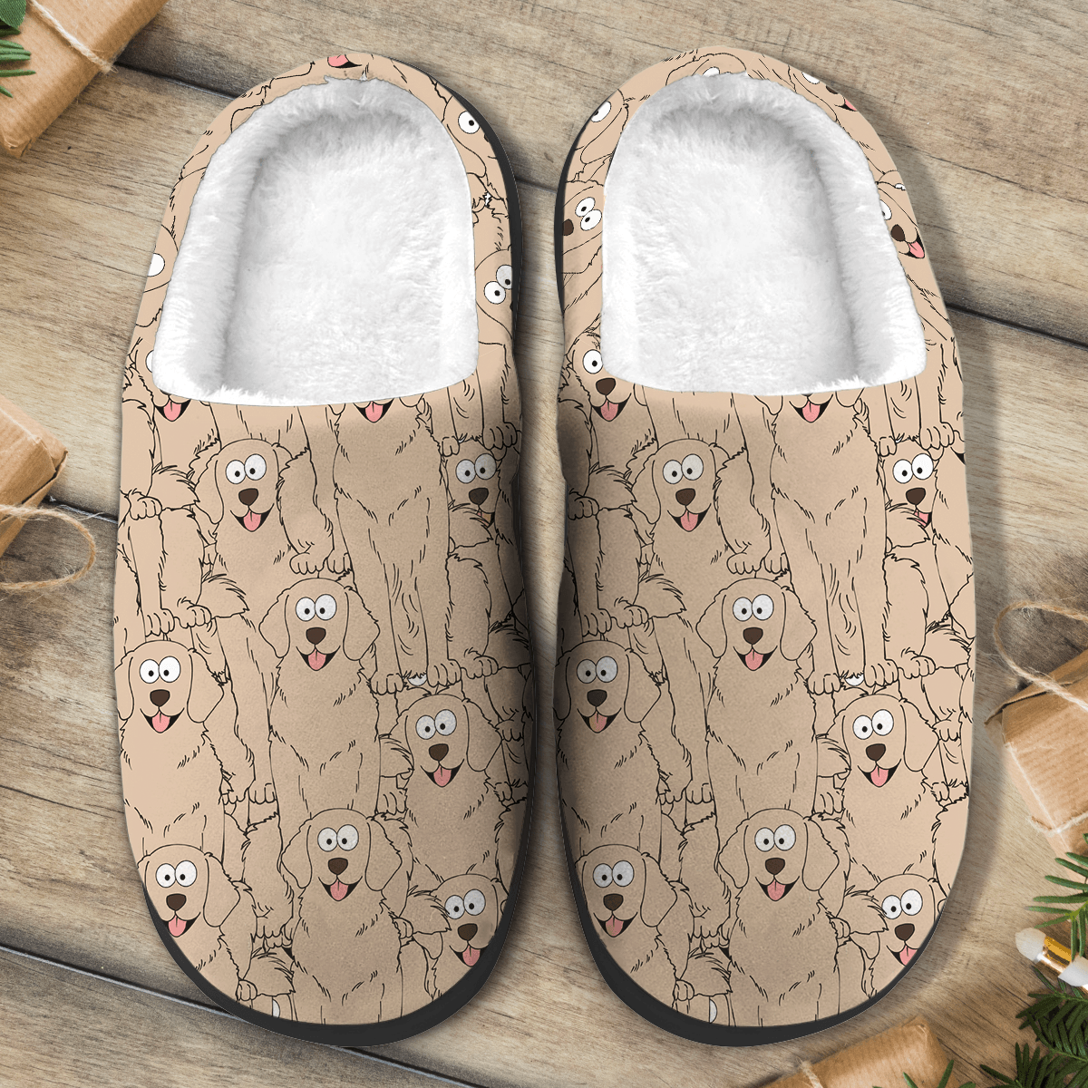 Funny Dog Cat Faces For Pet Lovers - Personalized Cat Slippers