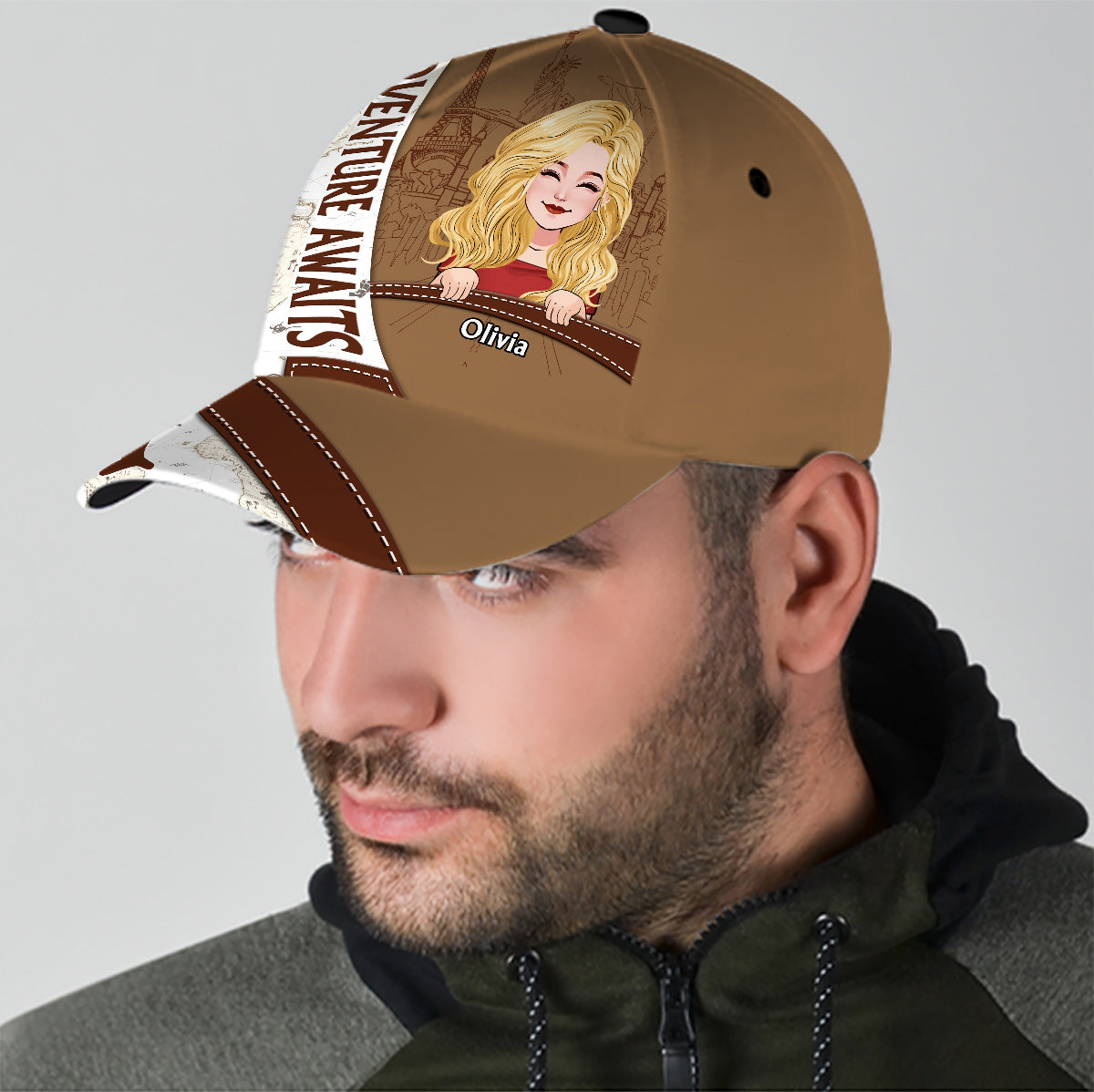 Adventure Awaits - Personalized Travelling Classic Cap