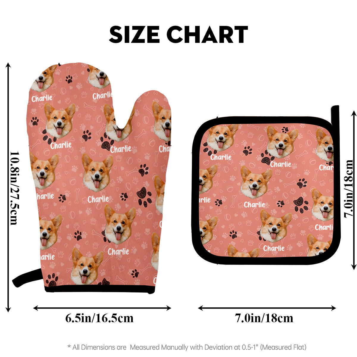 Personalisierte Haustierdecke mit Foto – Geschenk für Katzenliebhaber – Set aus personalisierten Topflappen und Ofenhandschuhen
