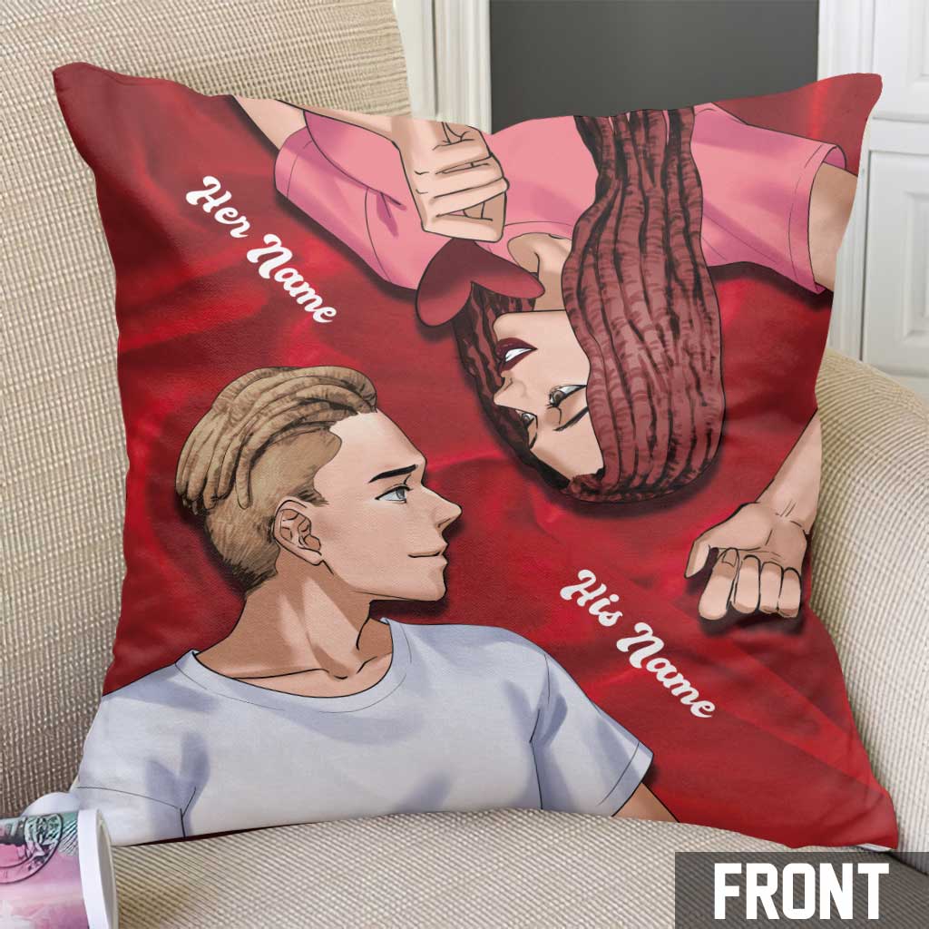 Du bist mein Wohlfühlort – Personalisiertes Pärchenkissen