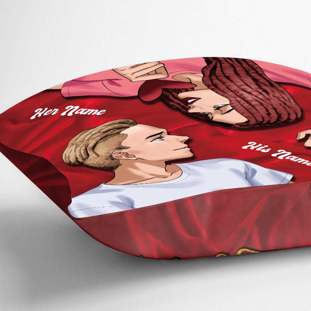 Du bist mein Wohlfühlort – Personalisiertes Pärchenkissen