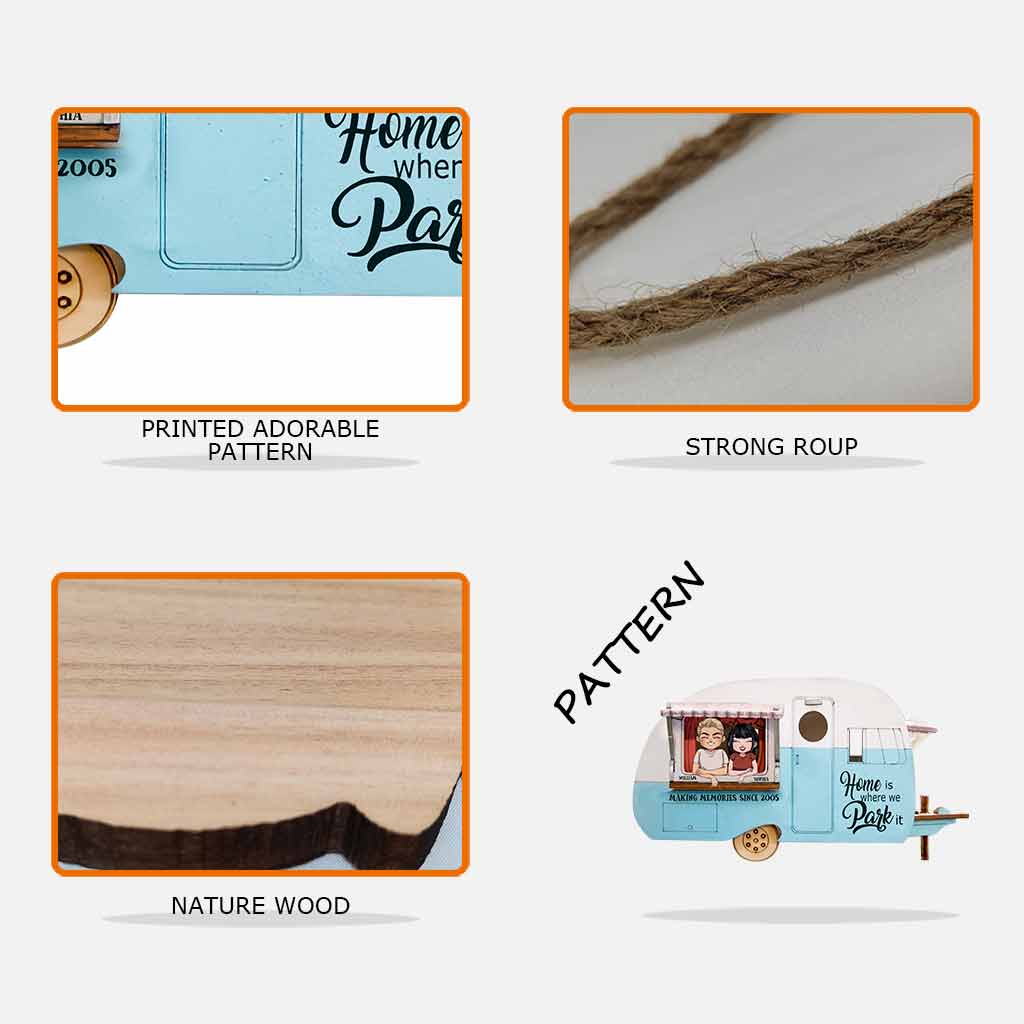 Camping Partners For Life - Personalized Wood Sign