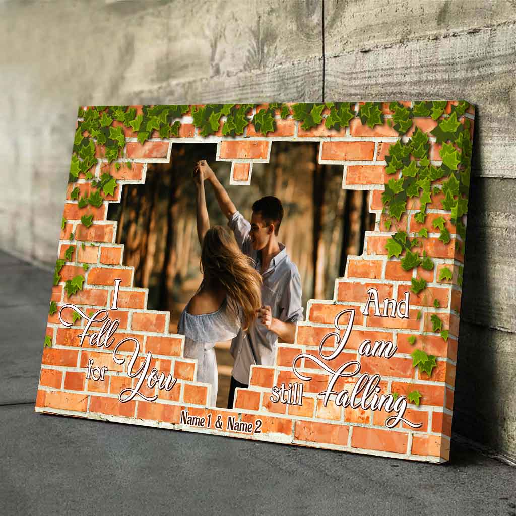 I Fell For You - Personalized Couple Poster