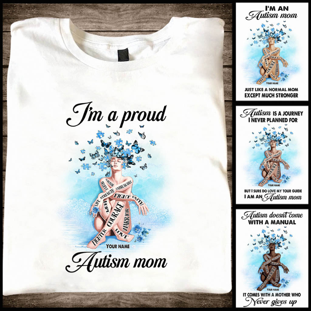Autism Mom – Personalisiertes T-Shirt und Hoodie zur Sensibilisierung für Autismus