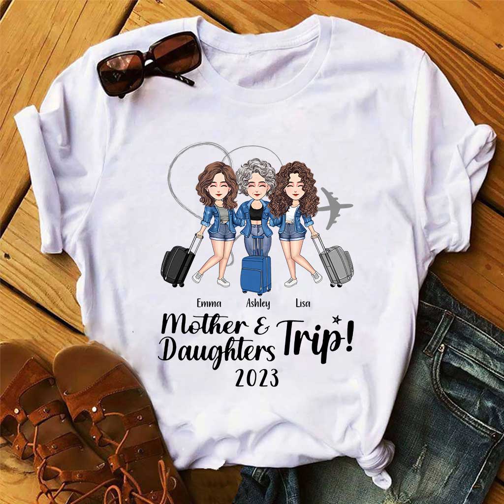 Mutter-Tochter-Ausflug – Personalisiertes Muttertags-T-Shirt und Hoodie