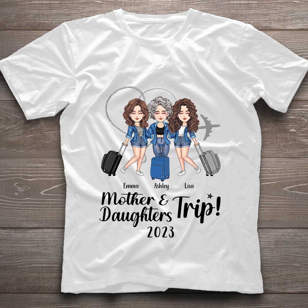 Mutter-Tochter-Ausflug – Personalisiertes Muttertags-T-Shirt und Hoodie