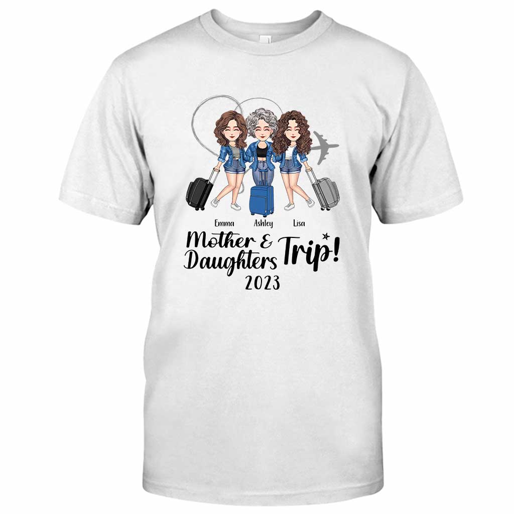 Mutter-Tochter-Ausflug – Personalisiertes Muttertags-T-Shirt und Hoodie